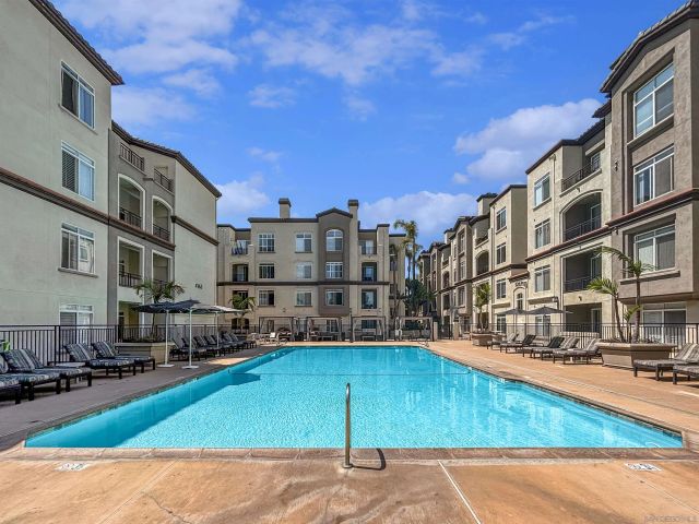 a view of a city with tall buildings