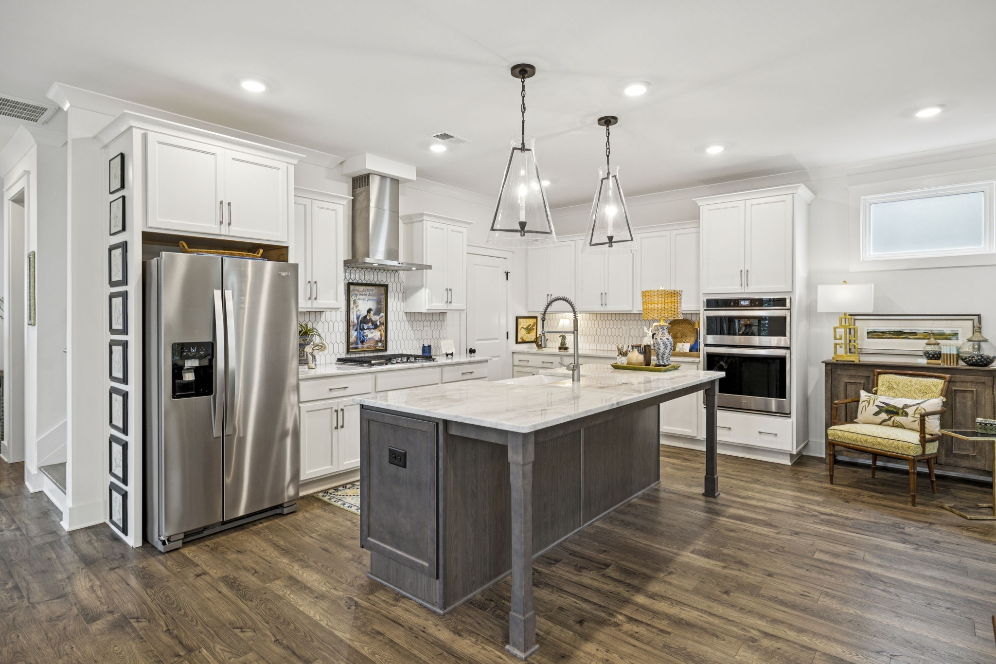 218 Southmen Lane Spring Hill, TN 37174 - Photo 23 of 73 a kitchen with stainless steel appliances granite countertop a refrigerator a stove a sink and a oven