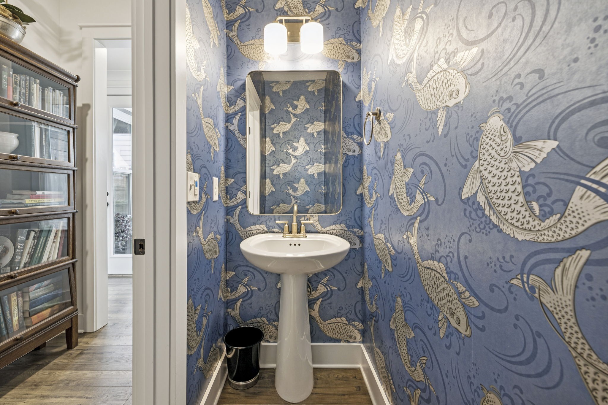 218 Southmen Lane Spring Hill, TN 37174 - Photo 36 of 73 a bathroom with a sink and mirror with toilet