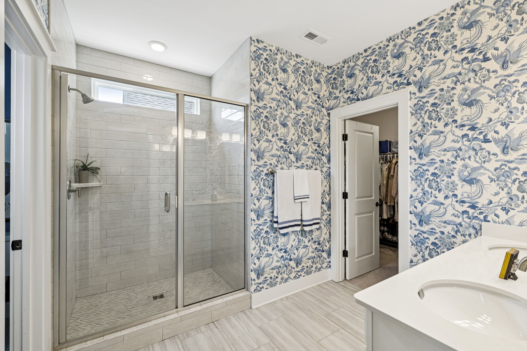 218 Southmen Lane Spring Hill, TN 37174 - Photo 41 of 73 a bathroom with a shower and a sink