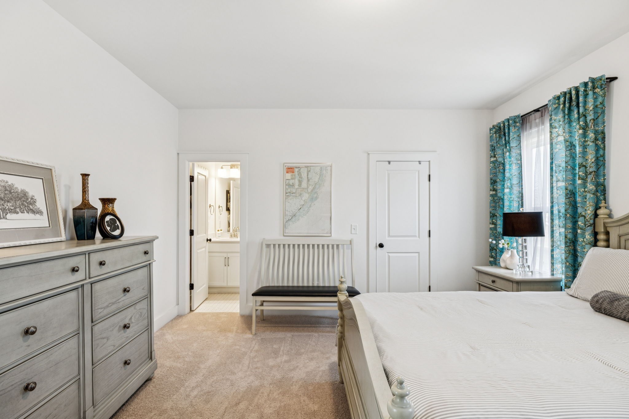 218 Southmen Lane Spring Hill, TN 37174 - Photo 56 of 73 a bedroom with a bed and a dresser