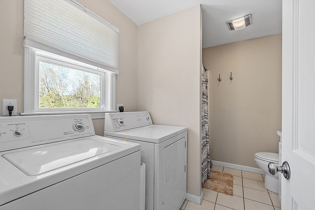 258 West Road Ashby, MA 01431 - Photo 29 of 42 a view of bathroom with a washer and dryer