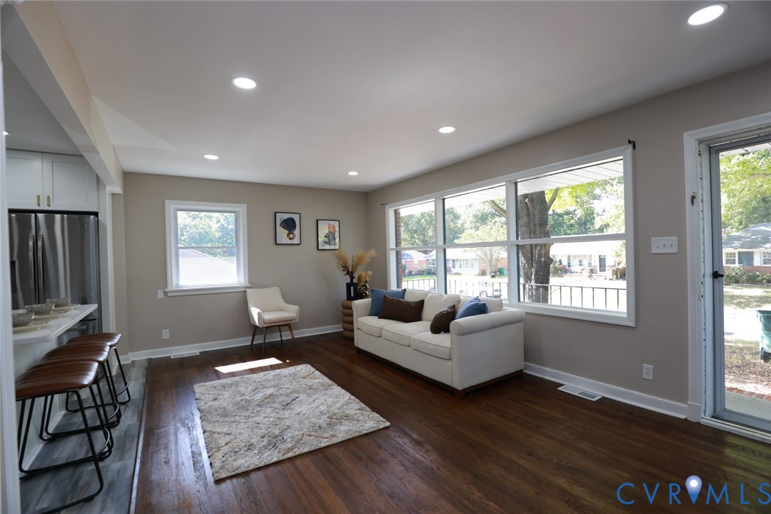 3007 Dunwick Road Richmond, VA 23230 - Photo 33 of 49 Wood-finish flooring, recessed lighting, and white