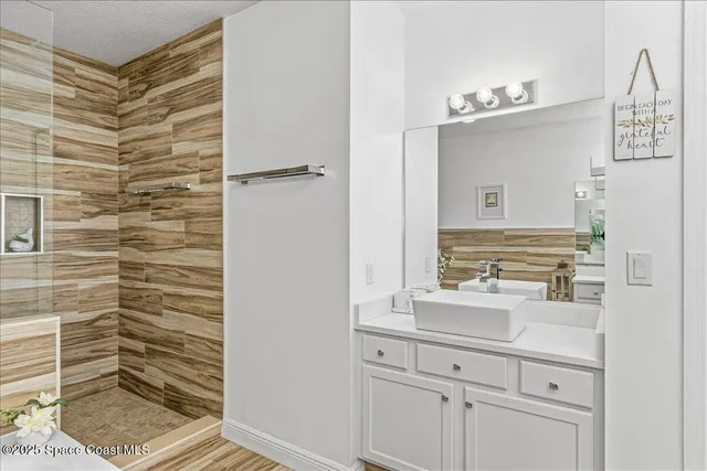 a front view of building with yard