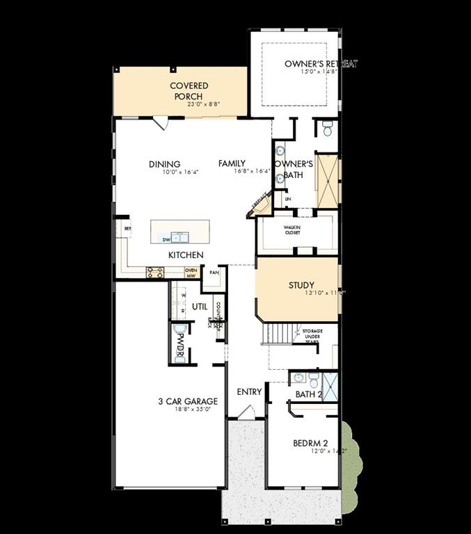 2812 Genuine Risk Court Celina, TX 75009 - Photo 2 of 3 Floor plan