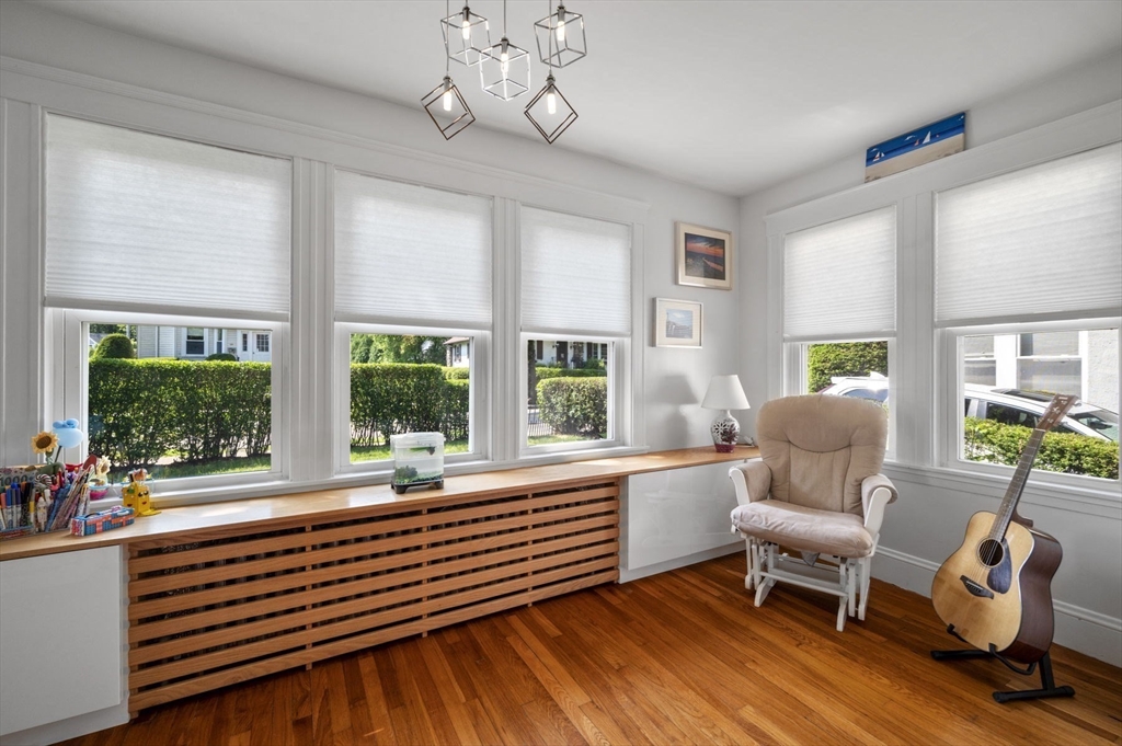 4 Edgewood Road Newton, MA 02465 - Photo 20 of 39 a living room with furniture and a large window