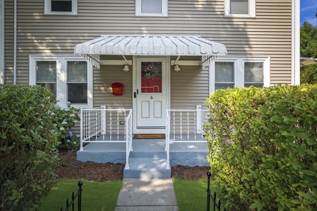 4 Edgewood Road Newton, MA 02465 - Photo 37 of 39 a front view of a house with a porch