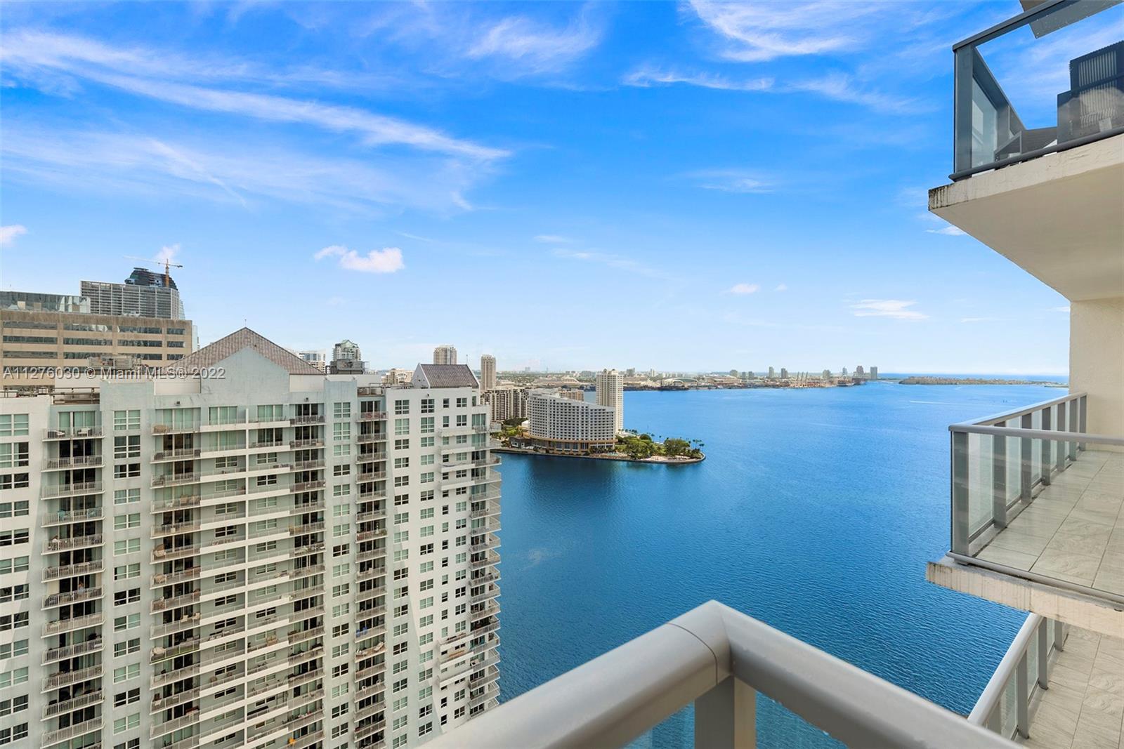 1155 Brickell Bay Drive, Unit PH104 Miami, FL 33131 - Photo 22 of 33 a view of a balcony with city view