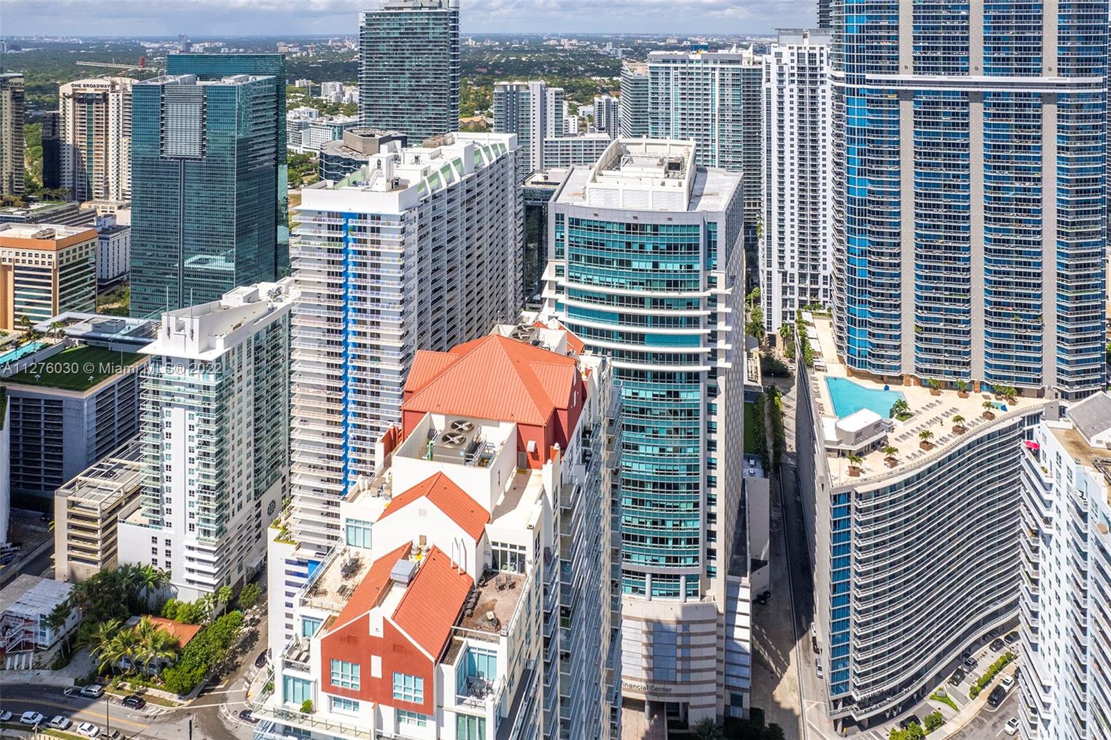 1155 Brickell Bay Drive, Unit PH104 Miami, FL 33131 - Photo 27 of 33 a city view with tall buildings