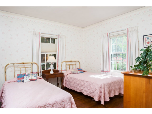 461 Fulton Road San Mateo, CA 94402 - Photo 6 of 14 a bedroom with two beds and potted plant next to a window