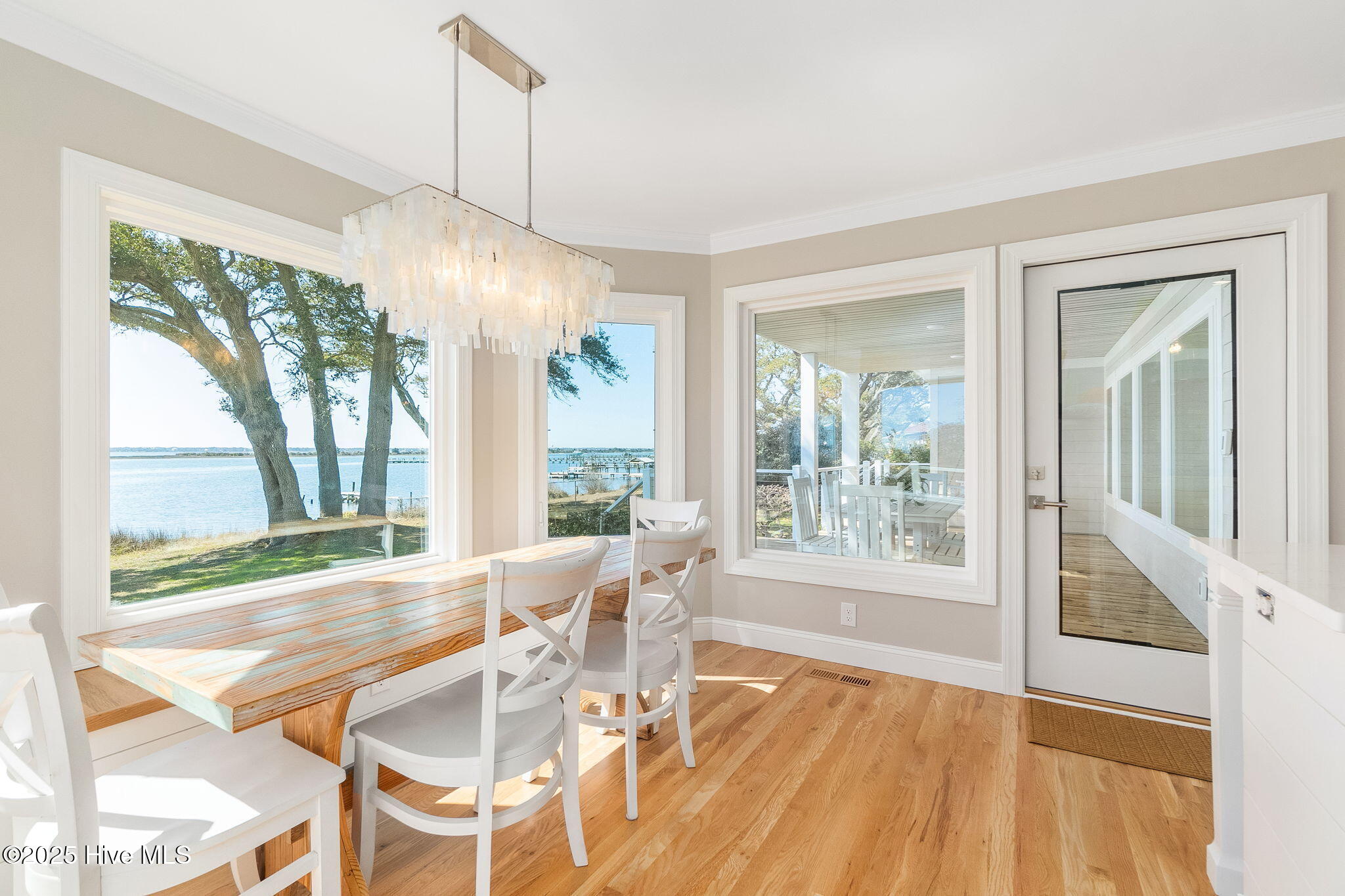 107 Live Oak Road Newport, NC 28570 - Photo 19 of 68 Dining Room looking towards covered front porch