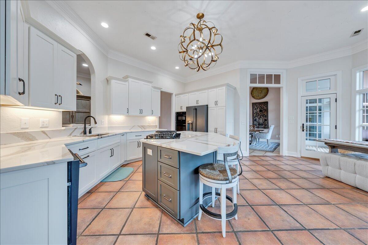 6 Compass Moneta, VA 24121 - Photo 15 of 60 a kitchen with stainless steel appliances granite countertop a sink a stove a refrigerator cabinets and dining table