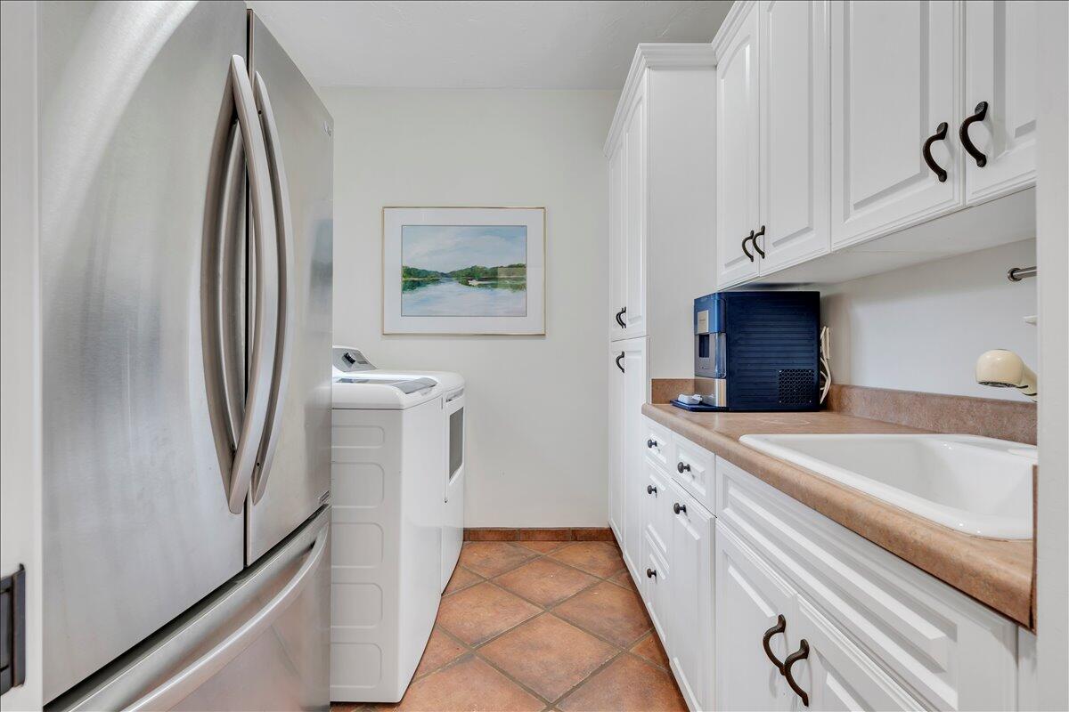6 Compass Moneta, VA 24121 - Photo 31 of 60 a kitchen with white cabinets and refrigerator