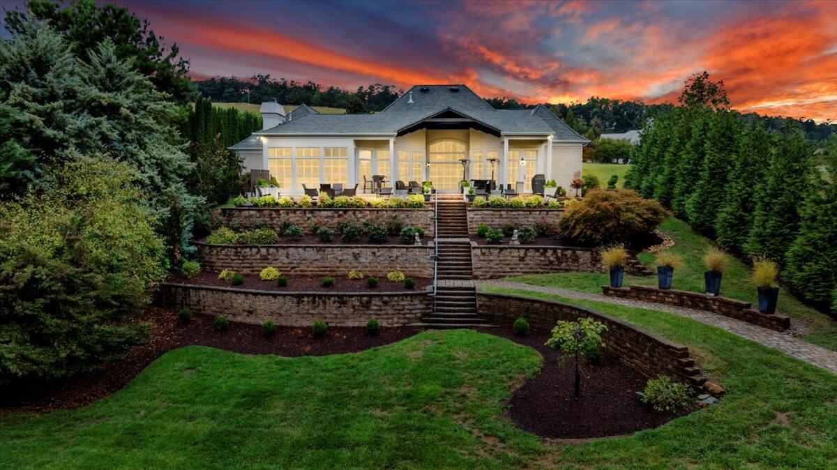 6 Compass Moneta, VA 24121 - Photo 40 of 60 a view of an house with backyard space and garden