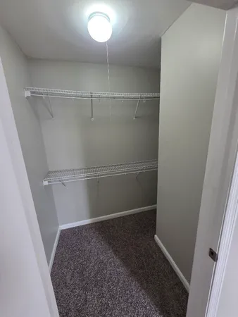 a view of a walk in closet