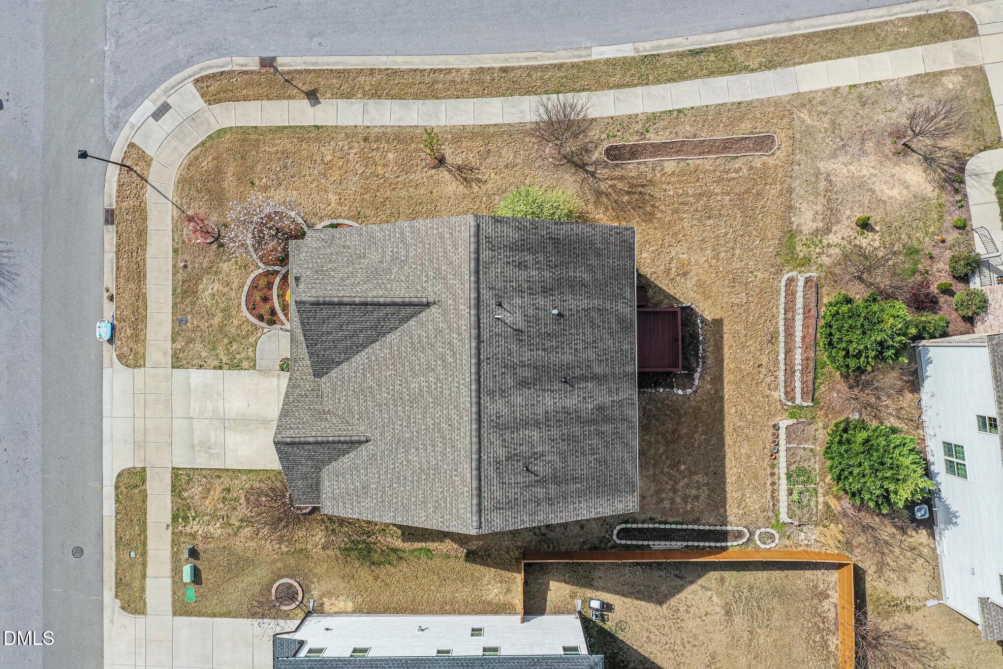 351 Gartrell Way Cary, NC 27519 - Photo 42 of 51 an aerial view of a bathroom with a shower