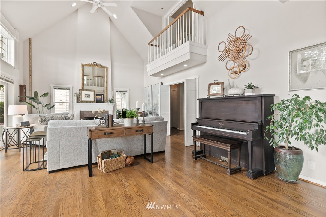 16119 73rd Place West Edmonds, WA 98026 - Photo 21 of 40 a living room with furniture and a fireplace