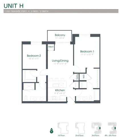 $3,212 | 255 North Addison Avenue, Unit 634, Elmhurst, IL 60126