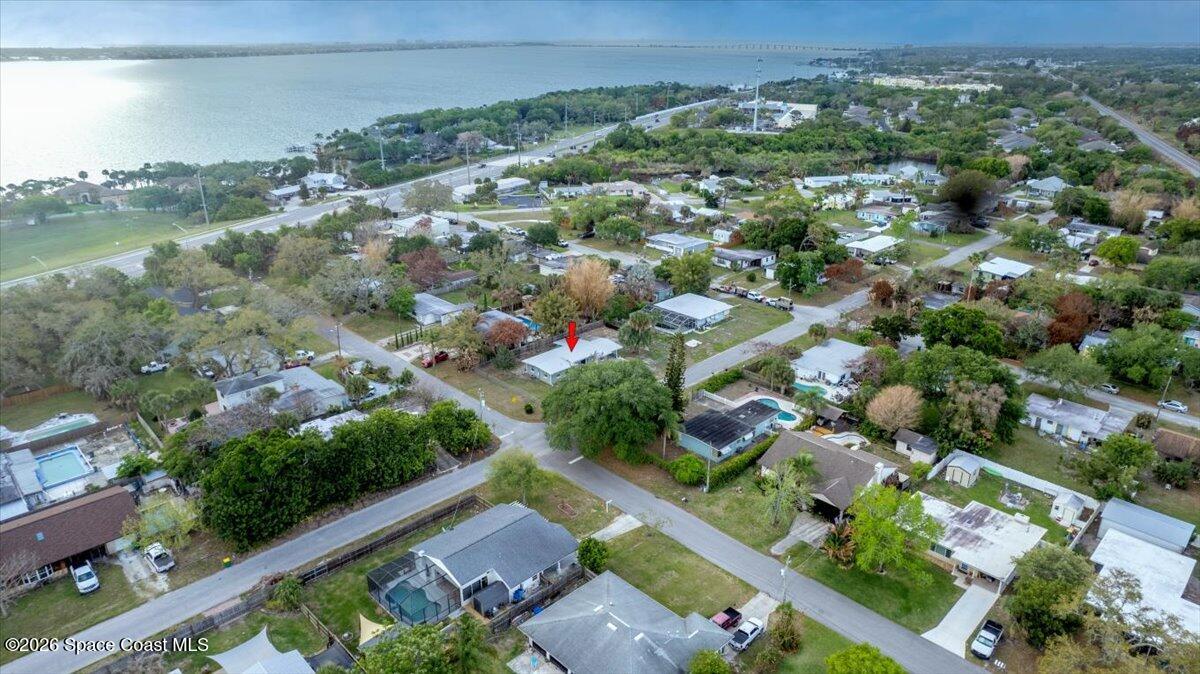 1615 Grandview Way Melbourne, FL 32935 - Photo 30 of 34 an aerial view of residential houses with outdoor space and street view