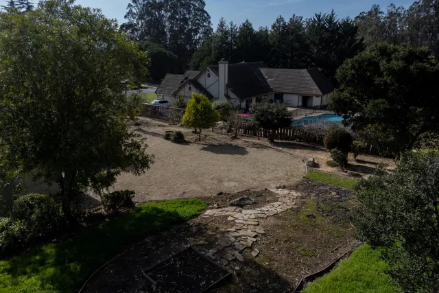a view of outdoor space and yard