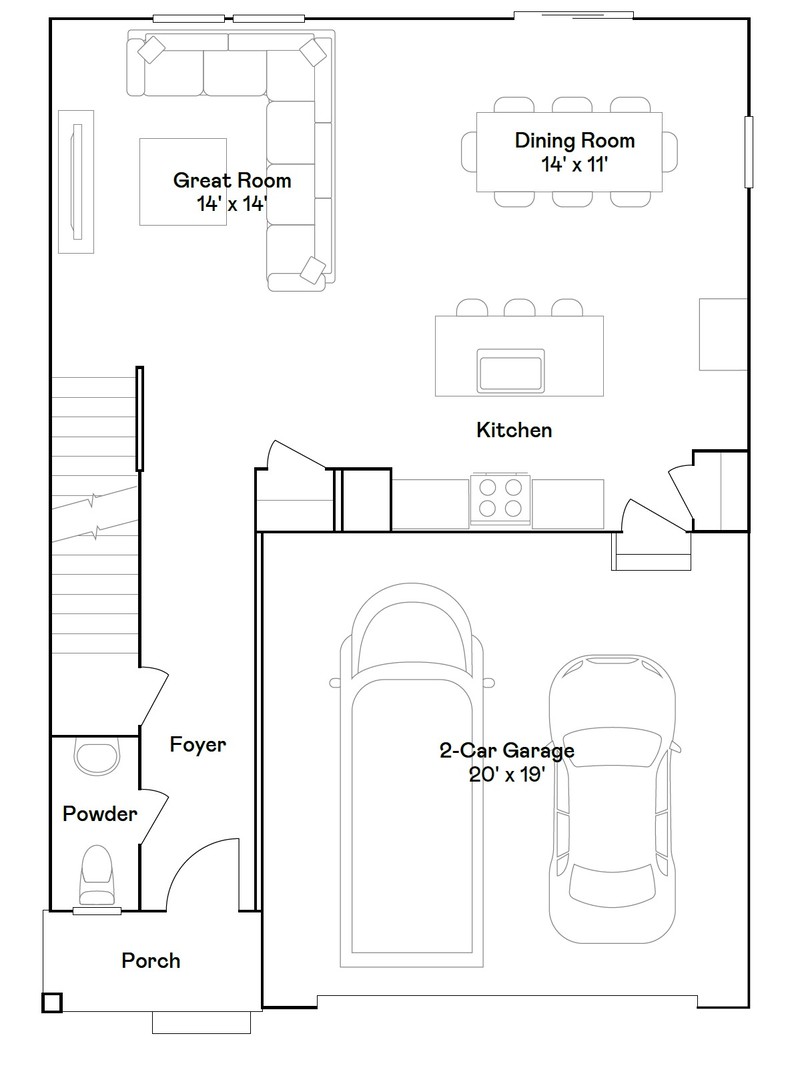 737 Prairie Pond Circle Malta, IL 60150 - Photo 2 of 3 a picture of a floor plan