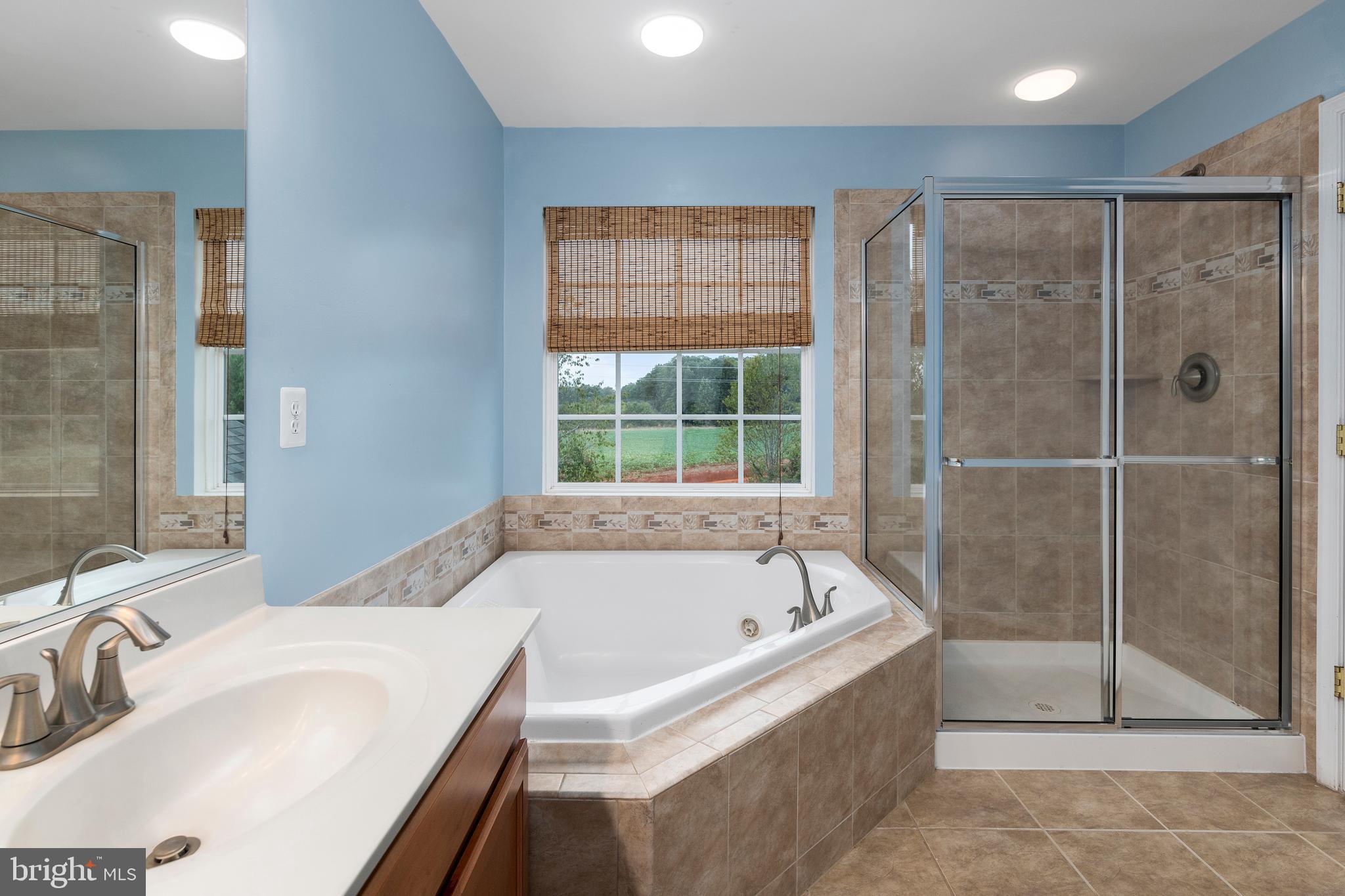1496 Chesterfield Road Locust Grove, VA 22508 - Photo 22 of 37 Large Walk-In Shower!