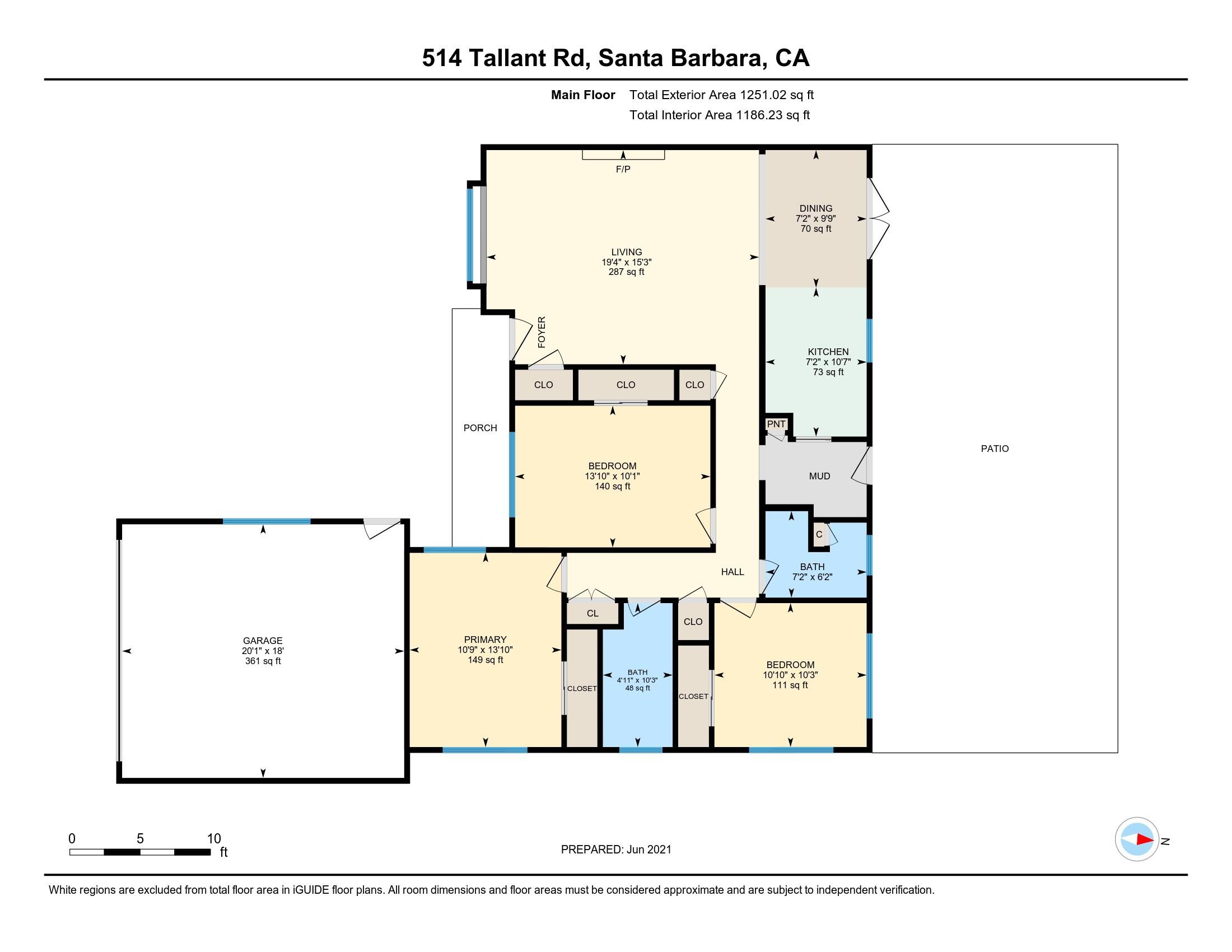 514 Tallant Road Santa Barbara, CA 93105 - Photo 33 of 33 Floor Plan