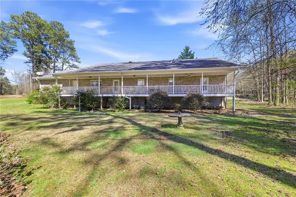 a bird view of house