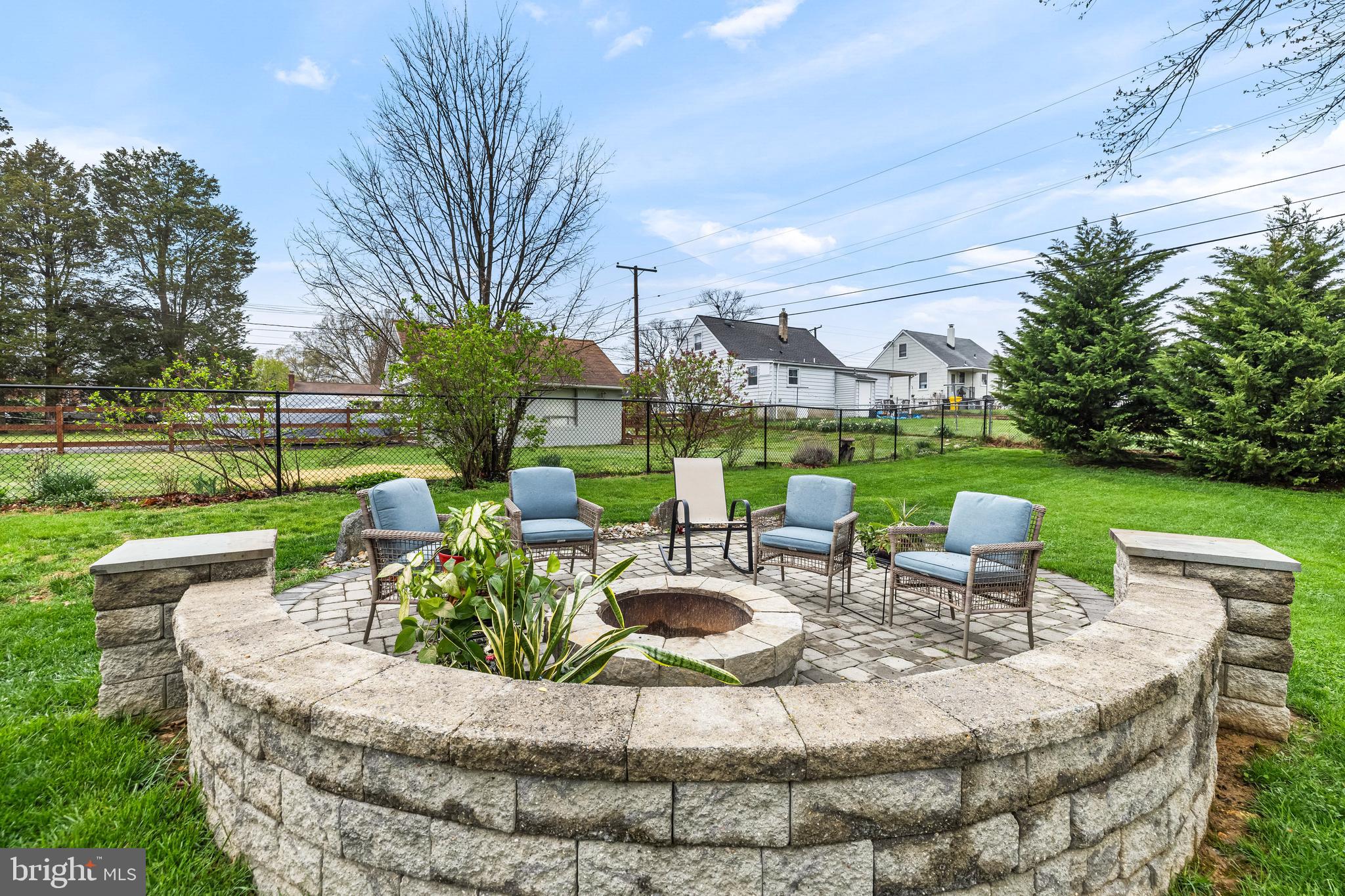 526 Hawthorne Road Linthicum Heights, MD 21090 - Photo 45 of 50 a view of a house with backyard swimming pool and sitting area