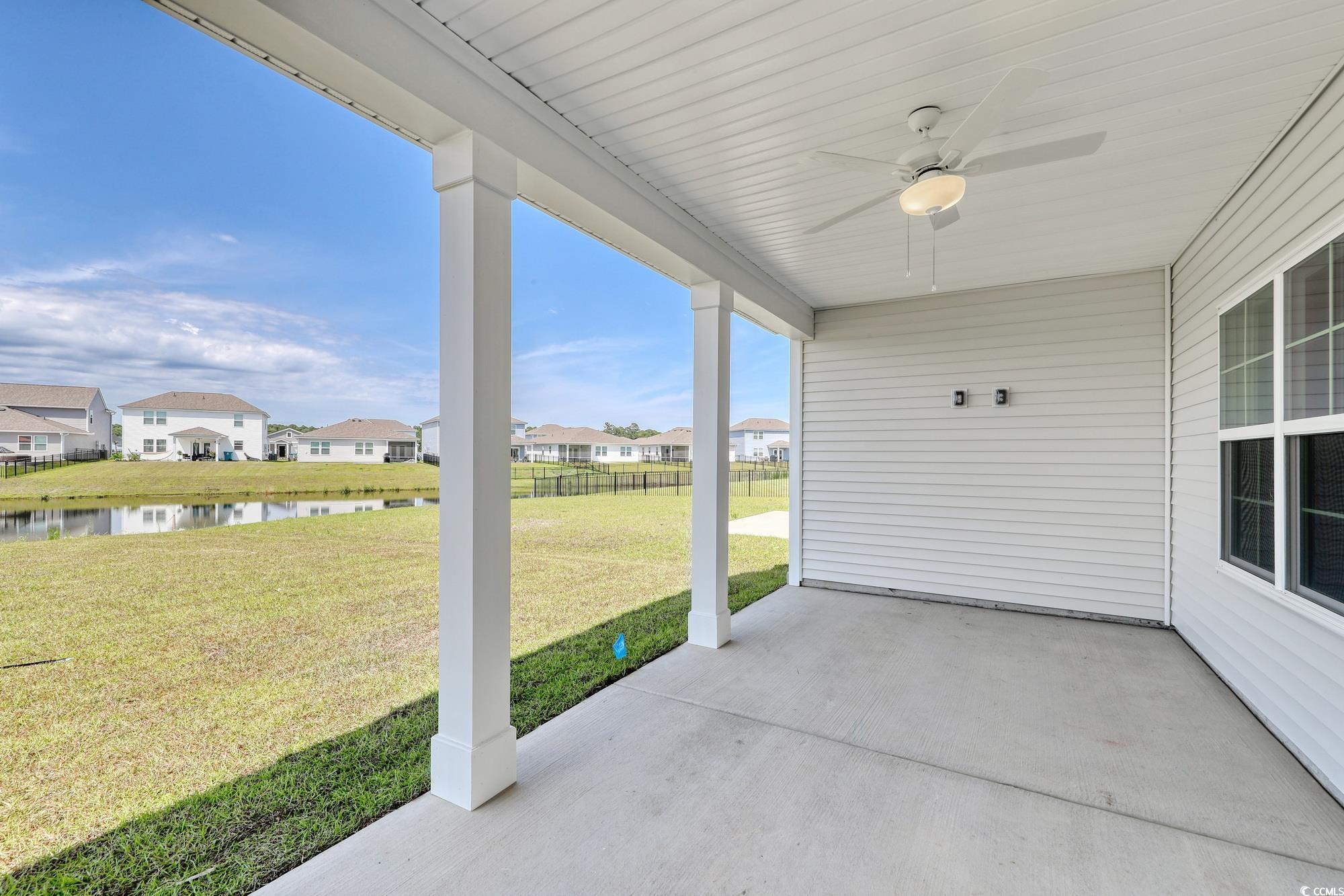 4028 Bucolic Loop Myrtle Beach, SC 29588 - Photo 28 of 40 View of patio / terrace featuring a residential vi