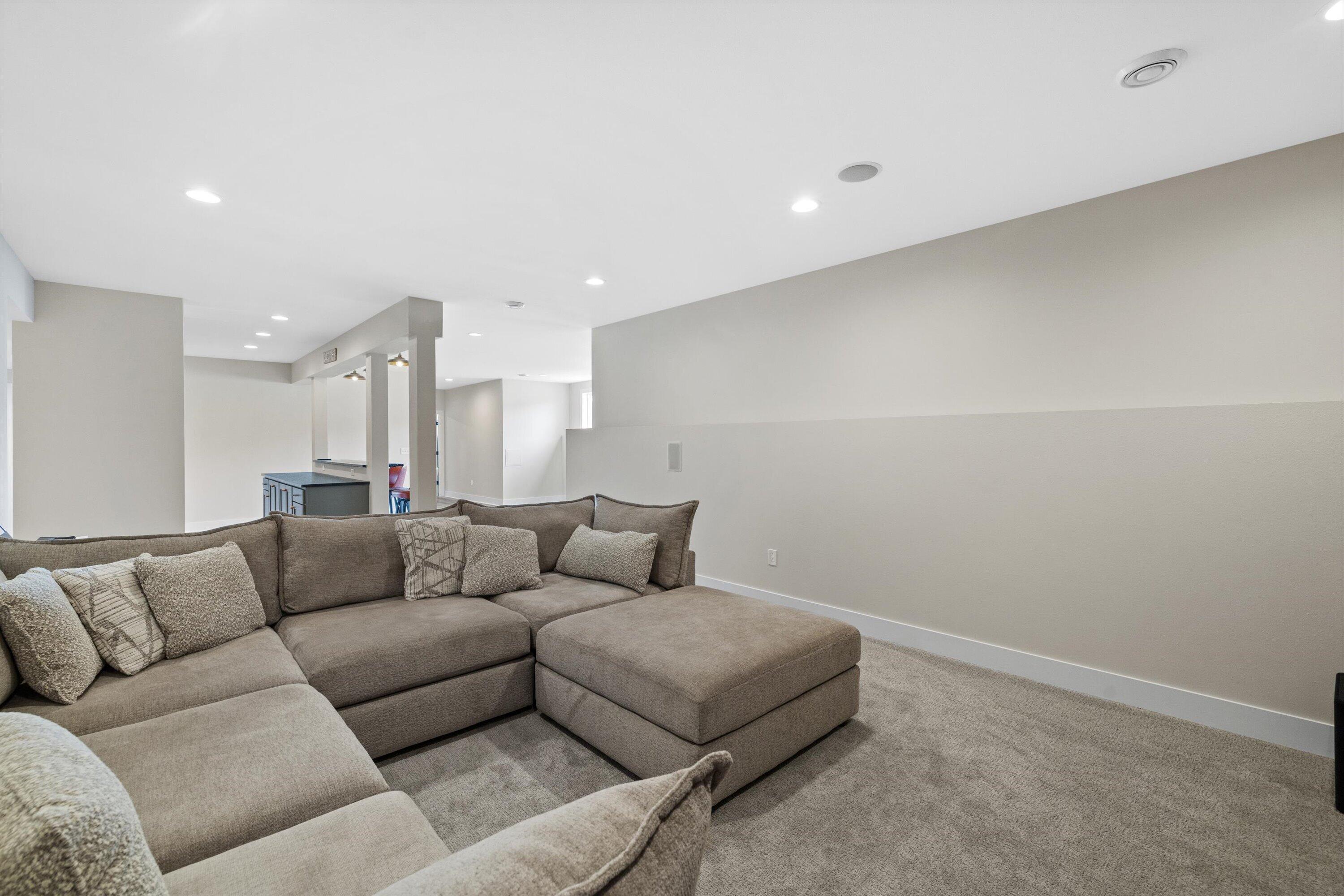 S86-w34670 Knoll Road Eagle, WI 53119 - Photo 58 of 90 Lower Level Living Room