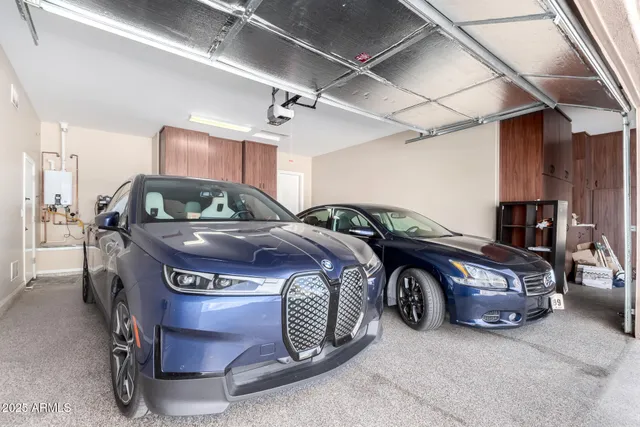 a view of a yard with furniture