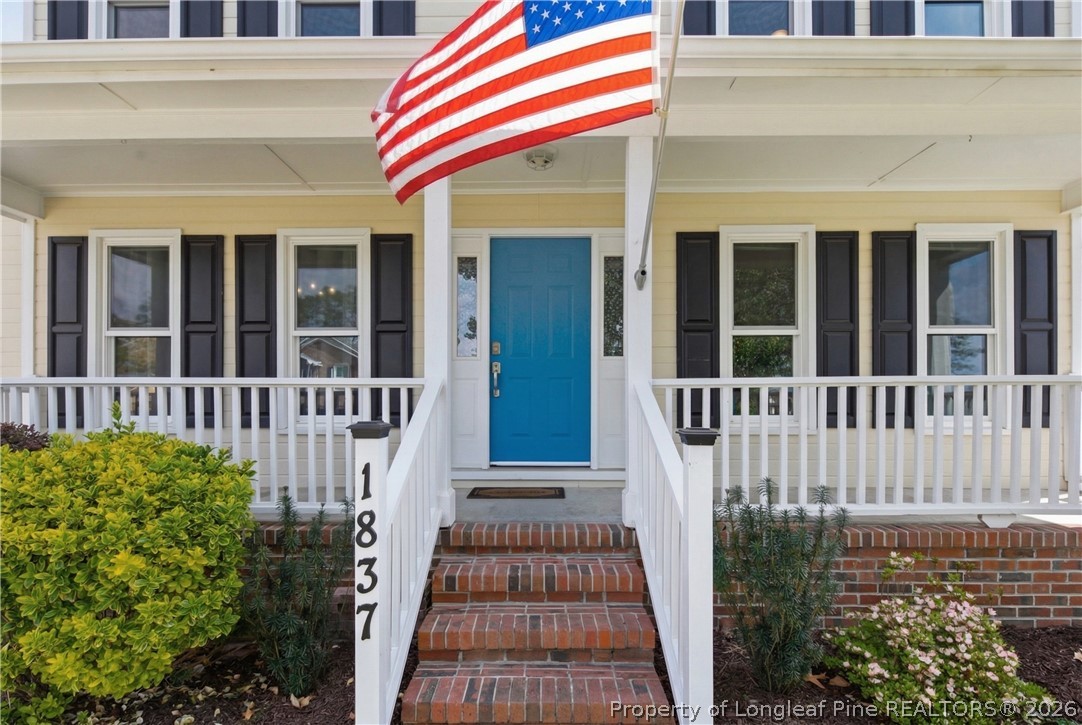 1837 Nuthatch Road Fayetteville, NC 28304 - Photo 4 of 43 front view of a house with a porch