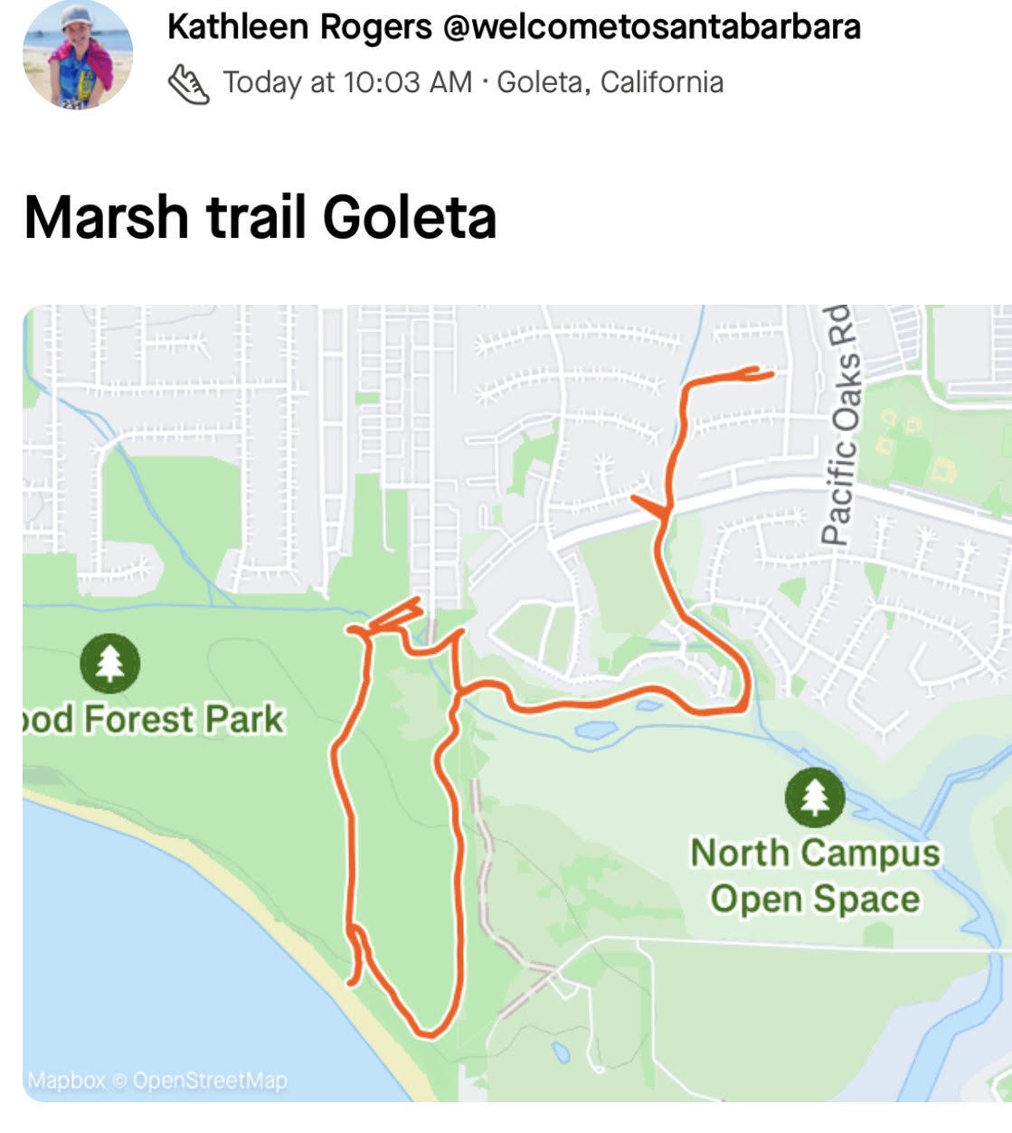314 La Salle Road Goleta, CA 93117 - Photo 44 of 45 Marsh Trail Path from Condo