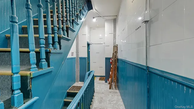 a front view of a house with patio