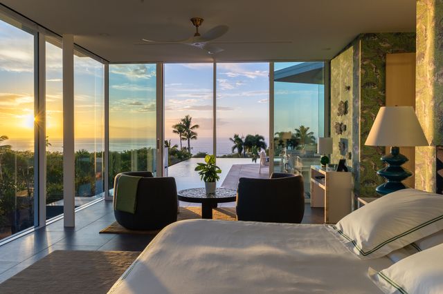 a bathroom with a bathtub and a sink