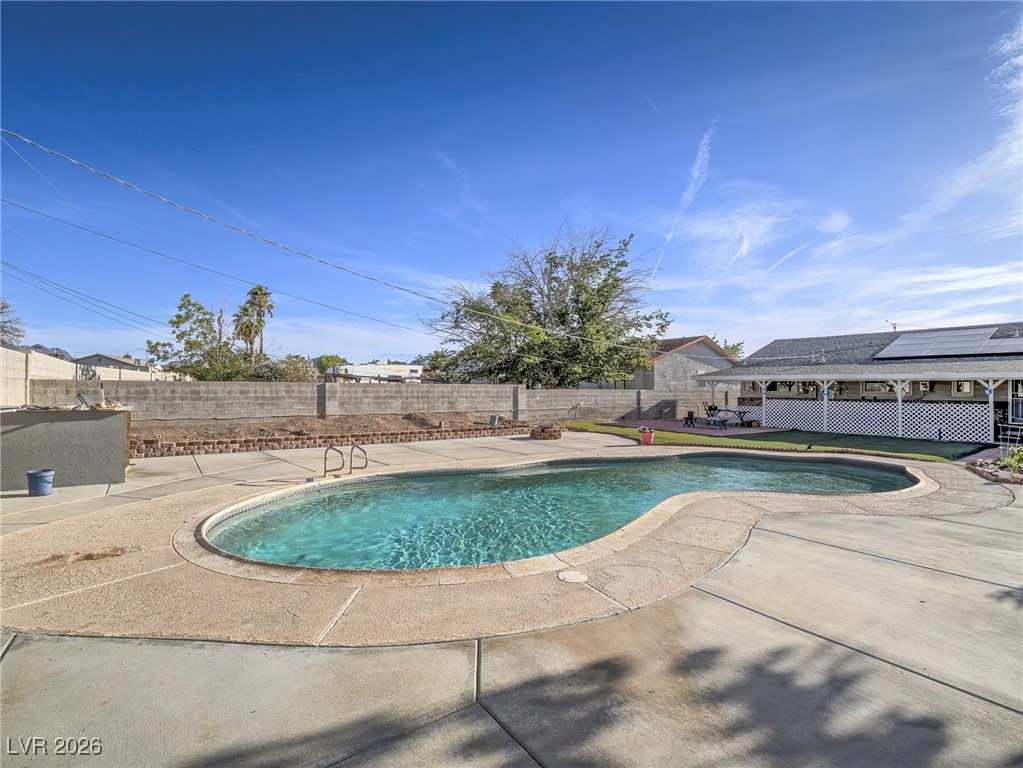 846 Fairview Drive Henderson, NV 89015 - Photo 37 of 39 View of pool with a patio and a fenced backyard