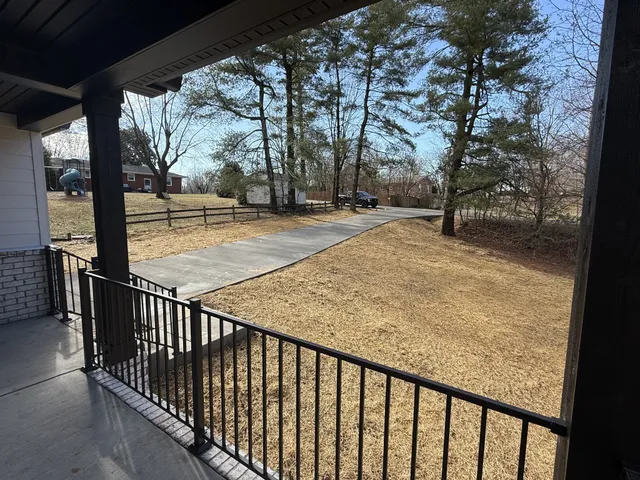 a view of outdoor space with trees