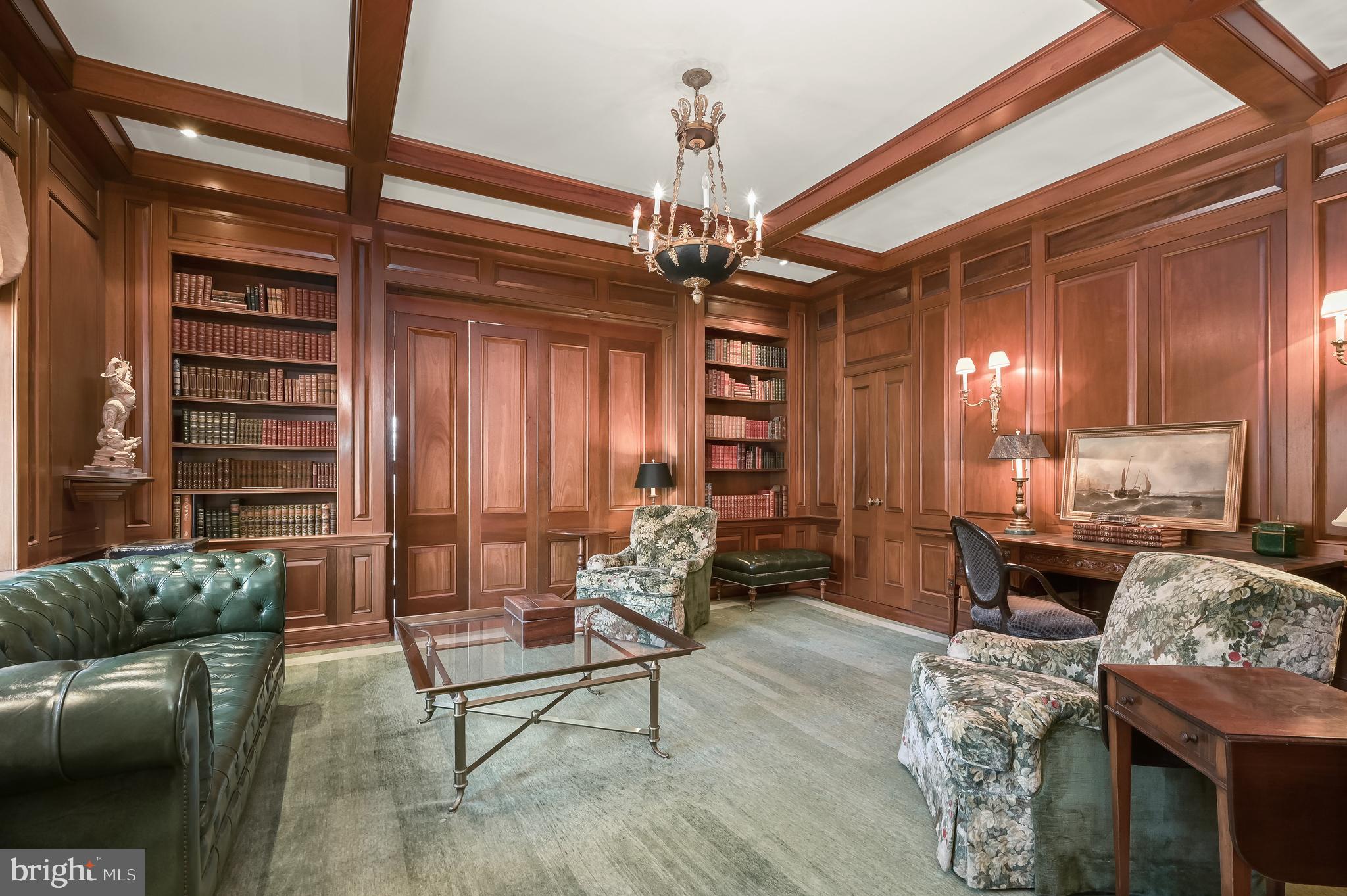 5320 27th Street Northwest Washington, DC 20015 - Photo 12 of 42 a living room with furniture and a chandelier