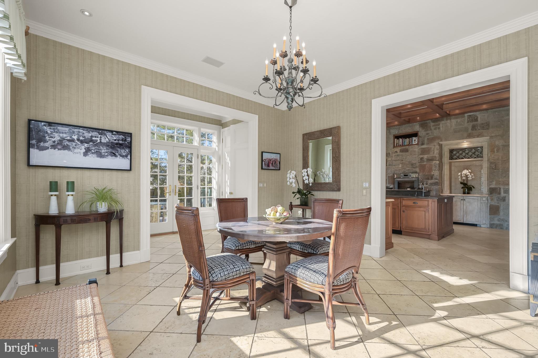 5320 27th Street Northwest Washington, DC 20015 - Photo 19 of 42 a view of a dining room with furniture and chandelier