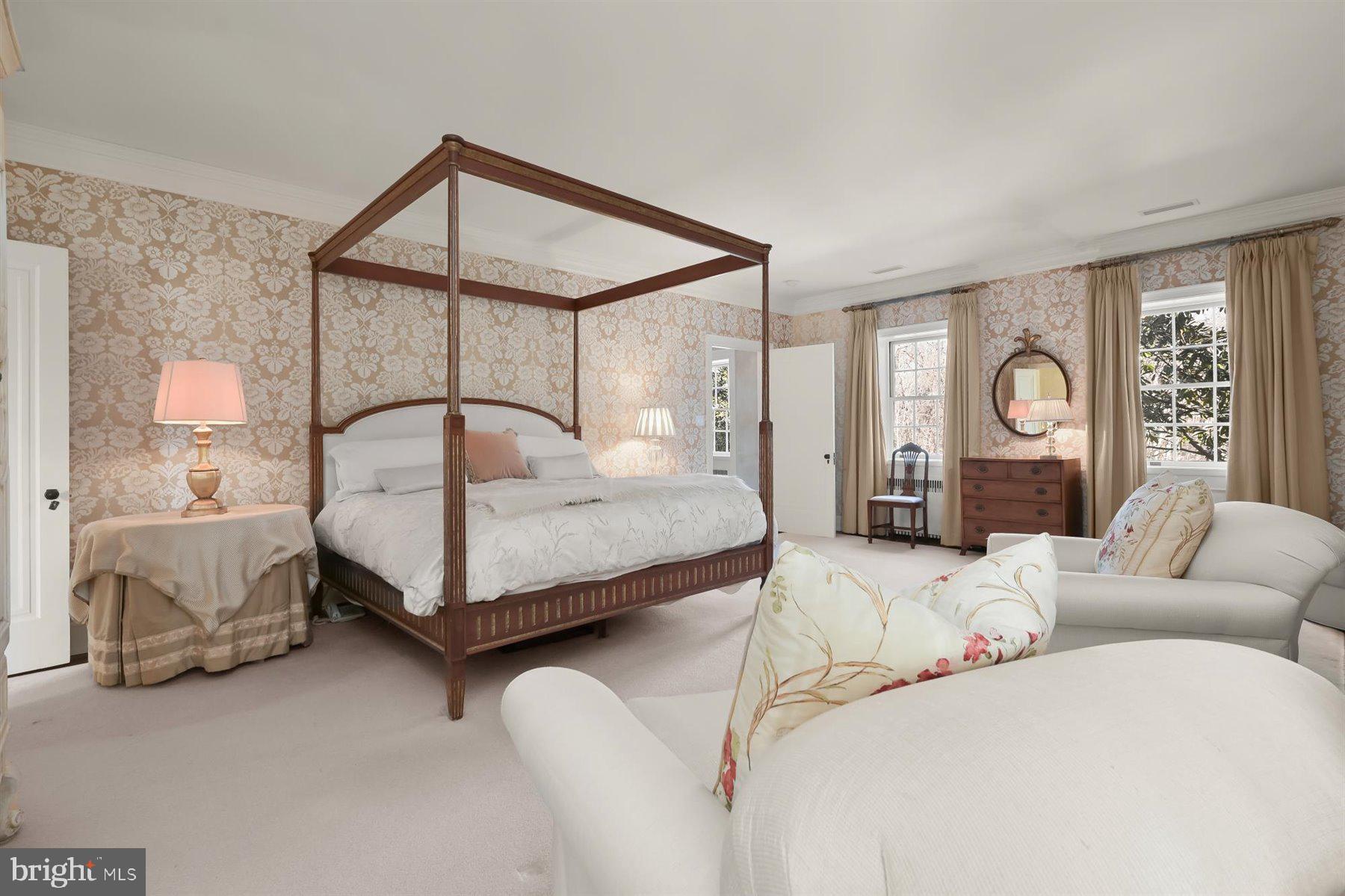 5320 27th Street Northwest Washington, DC 20015 - Photo 26 of 42 a bedroom with a bed couch and window