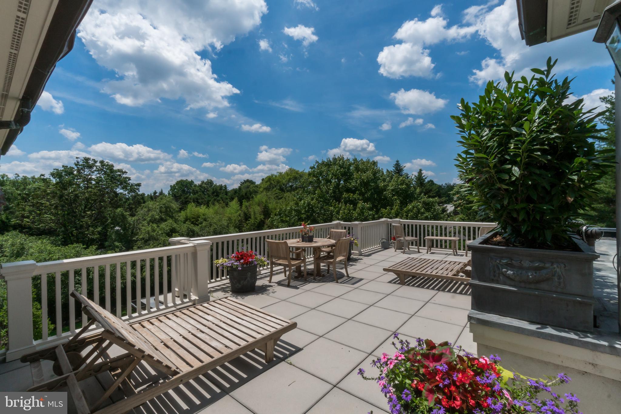 5320 27th Street Northwest Washington, DC 20015 - Photo 31 of 42 a view of terrace with seating and wooden fence
