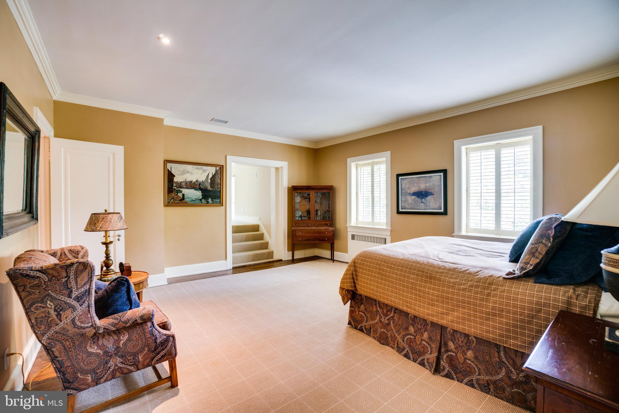 5320 27th Street Northwest Washington, DC 20015 - Photo 32 of 42 a bedroom with a bed couch and dresser