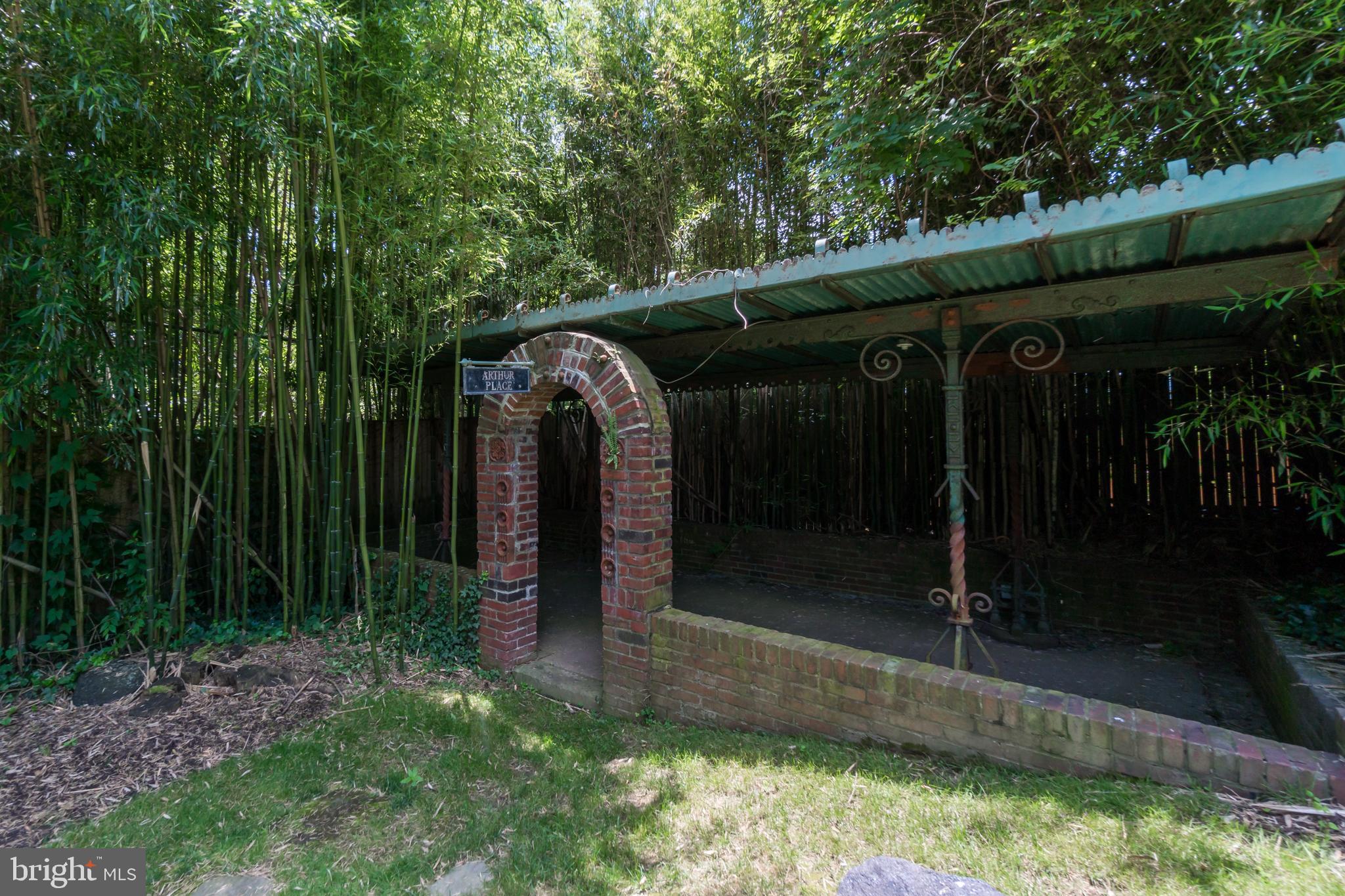 5320 27th Street Northwest Washington, DC 20015 - Photo 40 of 42 a view of a wooden door and yard