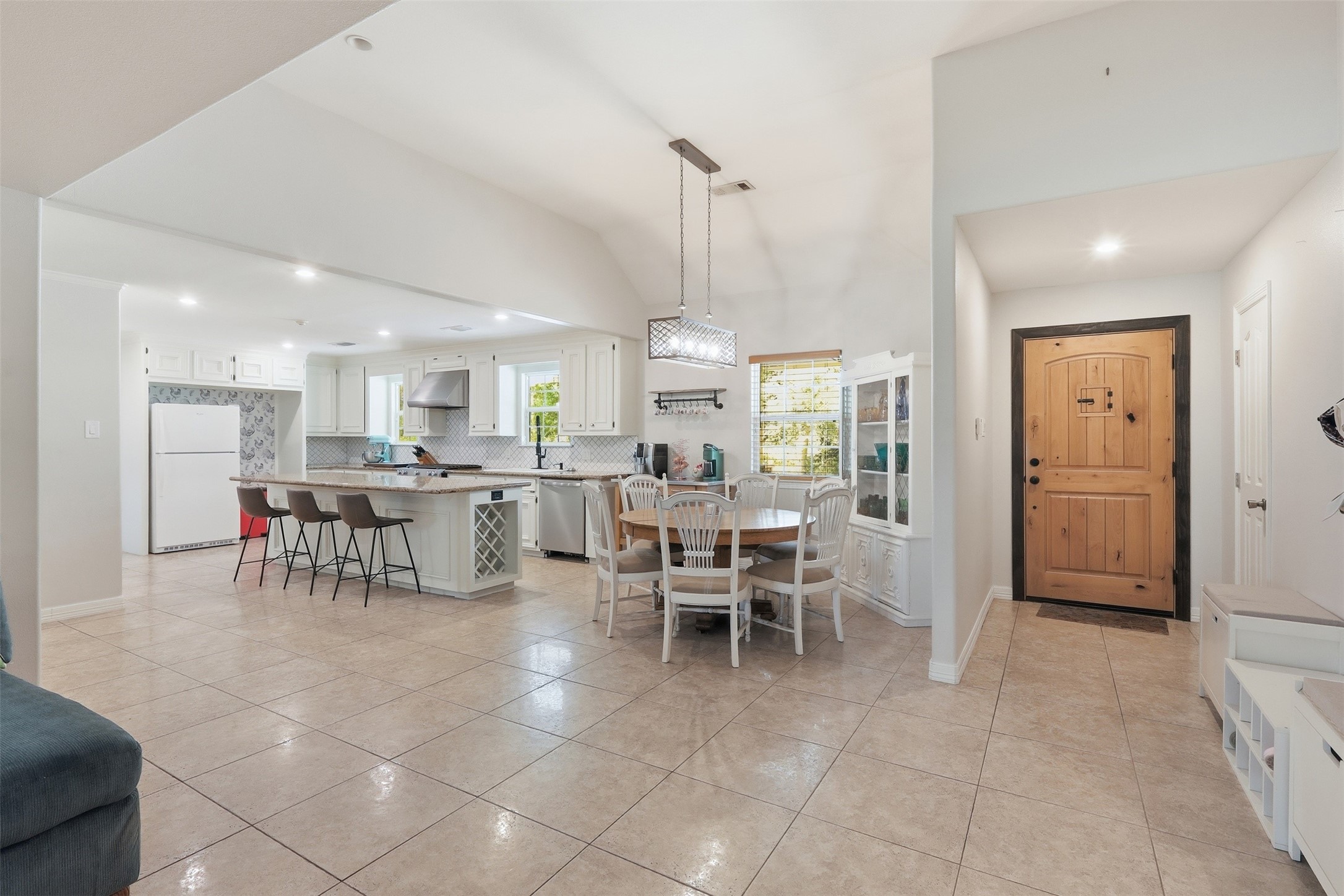 10695 White Rock Road Conroe, TX 77306 - Photo 7 of 48 Open Concept kitchen to family room