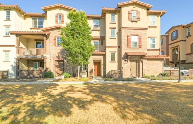 a front view of a building