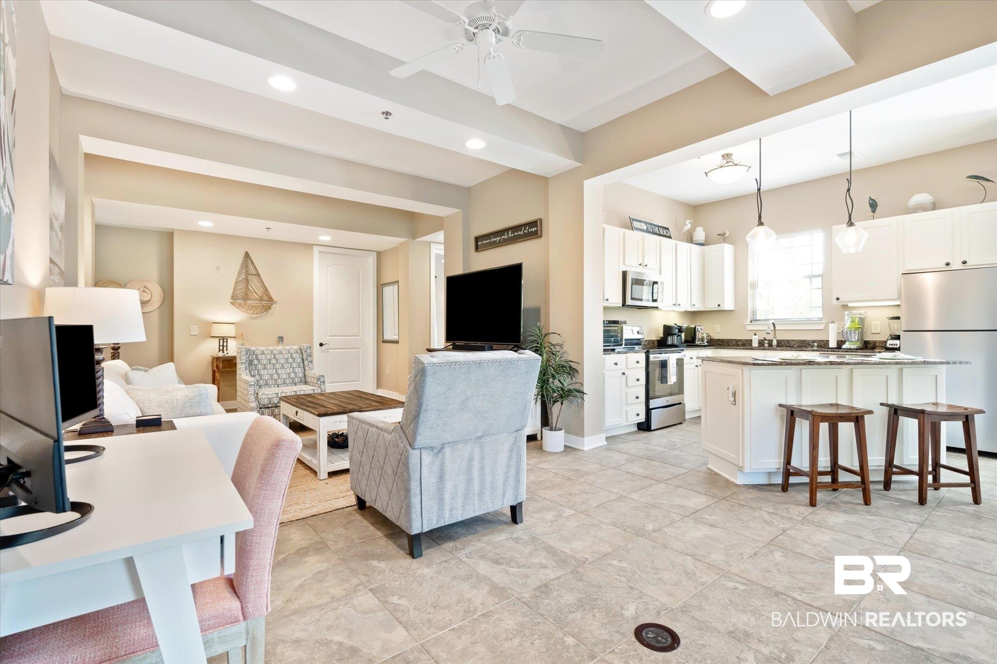 1430 Regency Road, Unit A201 Gulf Shores, AL 36542 - Photo 6 of 26 Living and Kitchen View