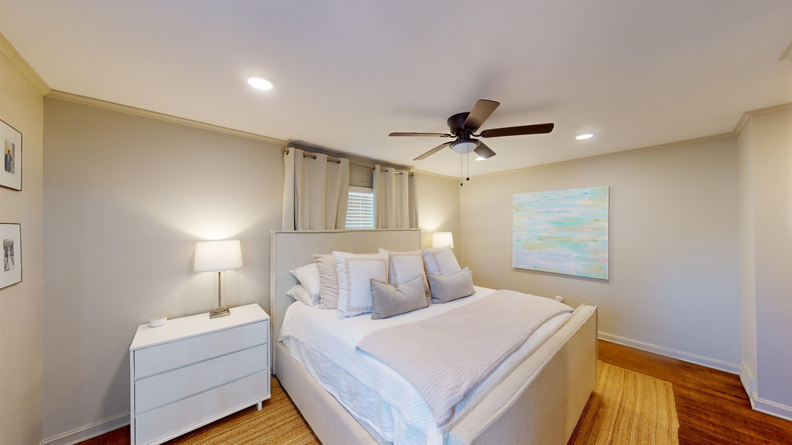 4779 Dee Road Memphis, TN 38117 - Photo 25 of 35 a bed room with a bed and a ceiling fan