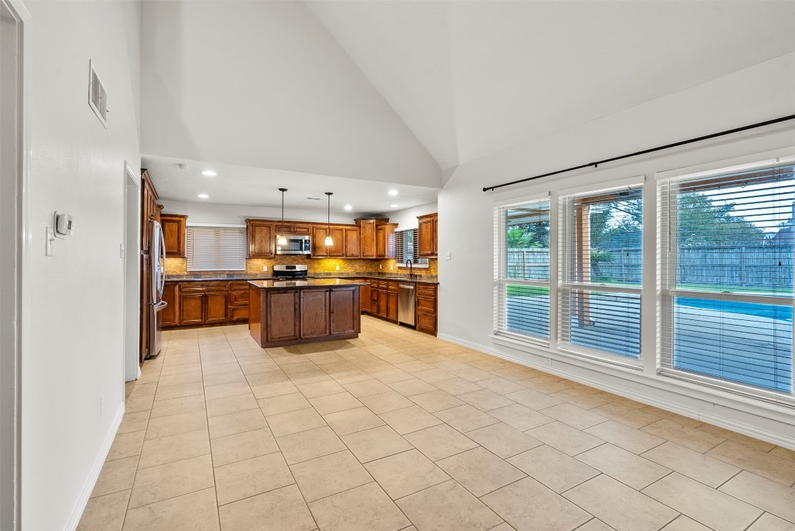 10455 Shell Rock Road La Porte, TX 77571 - Photo 3 of 22 Living room to Kitchen view