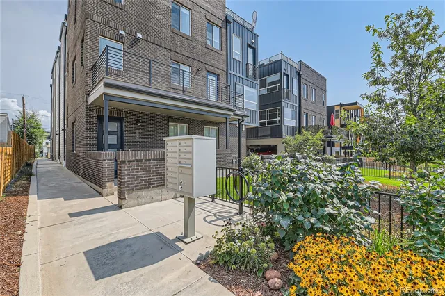 a house view with a garden space